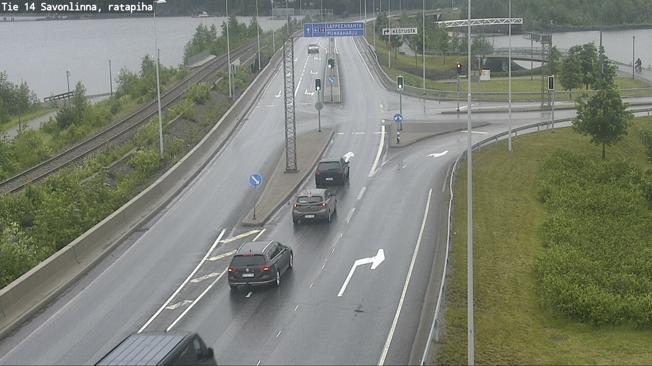 Weather Camera Image Väg 14 Nyslott, Ratapiha, Savonlinna, Etelä-Savo