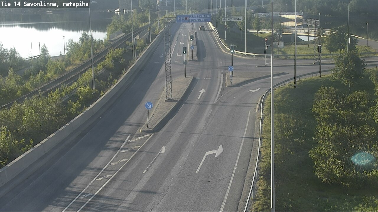 Weather Camera Image Road 14 Savonlinna, Ratapiha, Savonlinna, Etelä-Savo