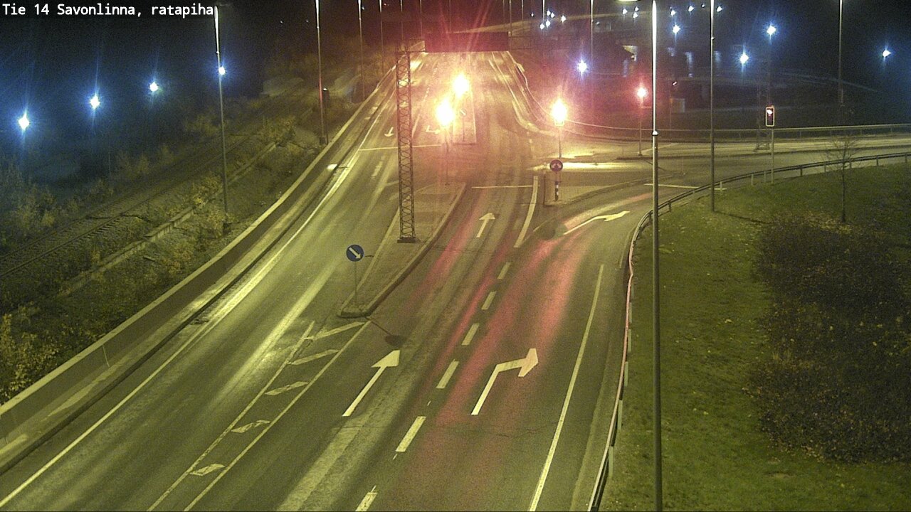 Weather Camera Image Väg 14 Nyslott, Ratapiha, Savonlinna, Etelä-Savo
