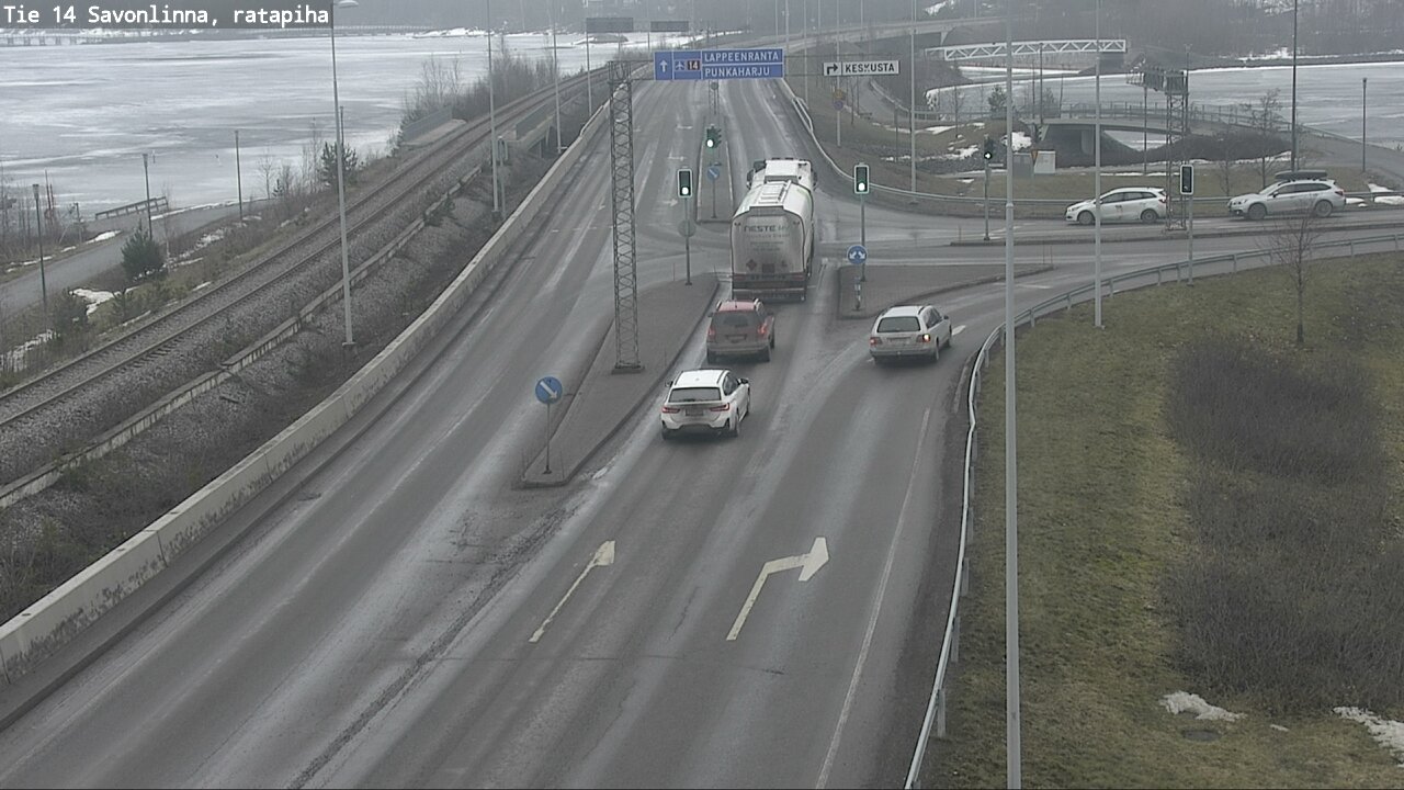 Weather Camera Image Road 14 Savonlinna, Ratapiha, Savonlinna, Etelä-Savo
