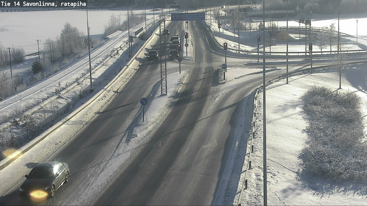 Weather Camera Image Road 14 Savonlinna, Ratapiha, Savonlinna, Etelä-Savo
