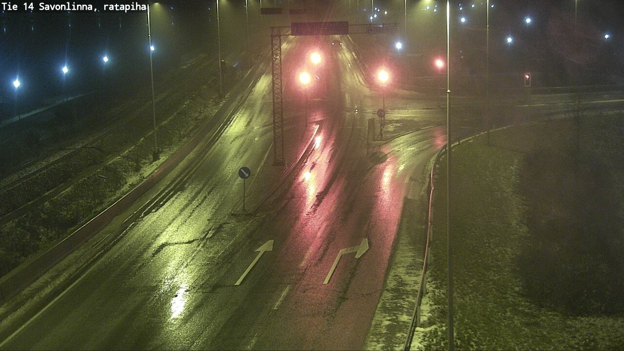 Weather Camera Image Väg 14 Nyslott, Ratapiha, Savonlinna, Etelä-Savo