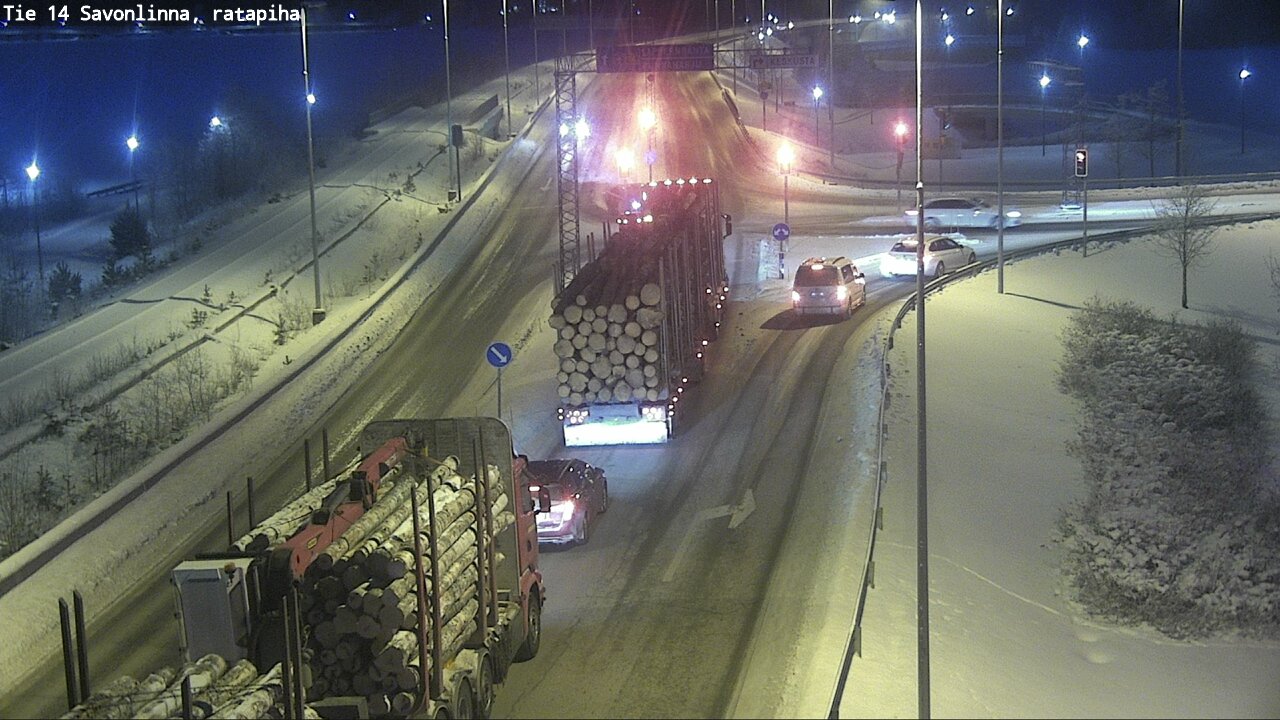 Kelikamerat Kuva Tie 14 Savonlinna, Ratapiha, Savonlinna, Etelä-Savo