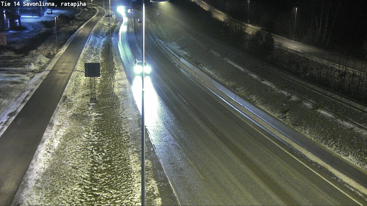 Weather Camera Image Väg 14 Nyslott, Ratapiha, Savonlinna, Etelä-Savo