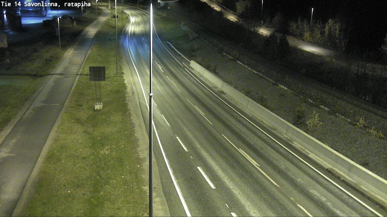 Weather Camera Image Väg 14 Nyslott, Ratapiha, Savonlinna, Etelä-Savo