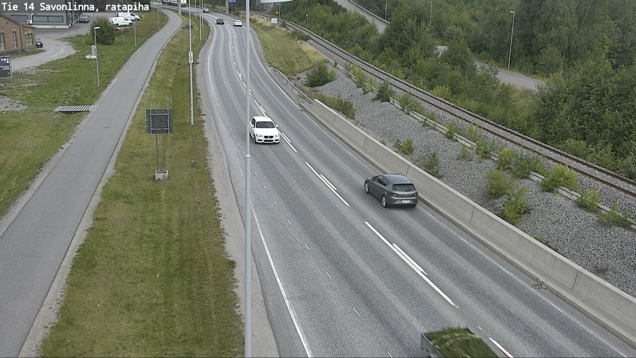 Weather Camera Image Väg 14 Nyslott, Ratapiha, Savonlinna, Etelä-Savo