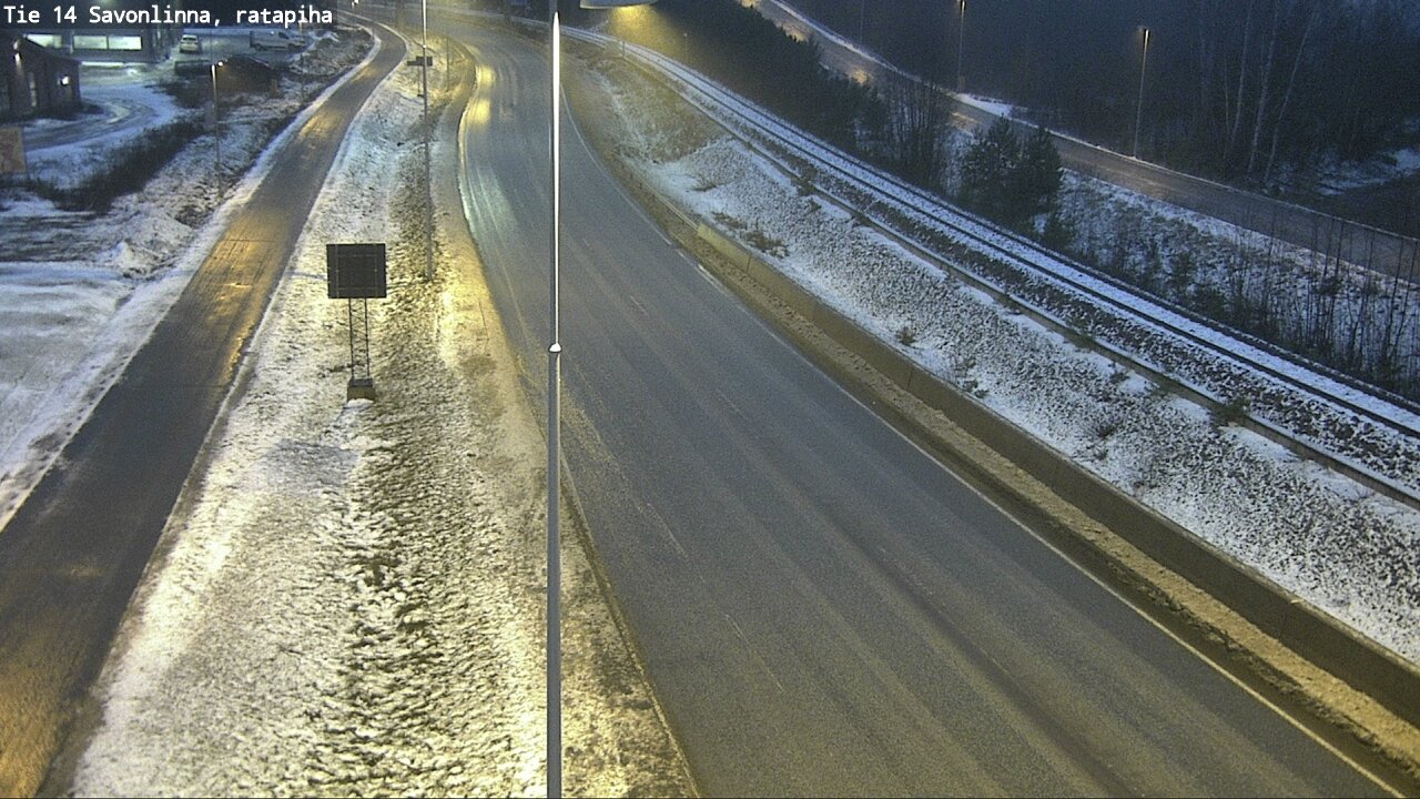 Weather Camera Image Road 14 Savonlinna, Ratapiha, Savonlinna, Etelä-Savo