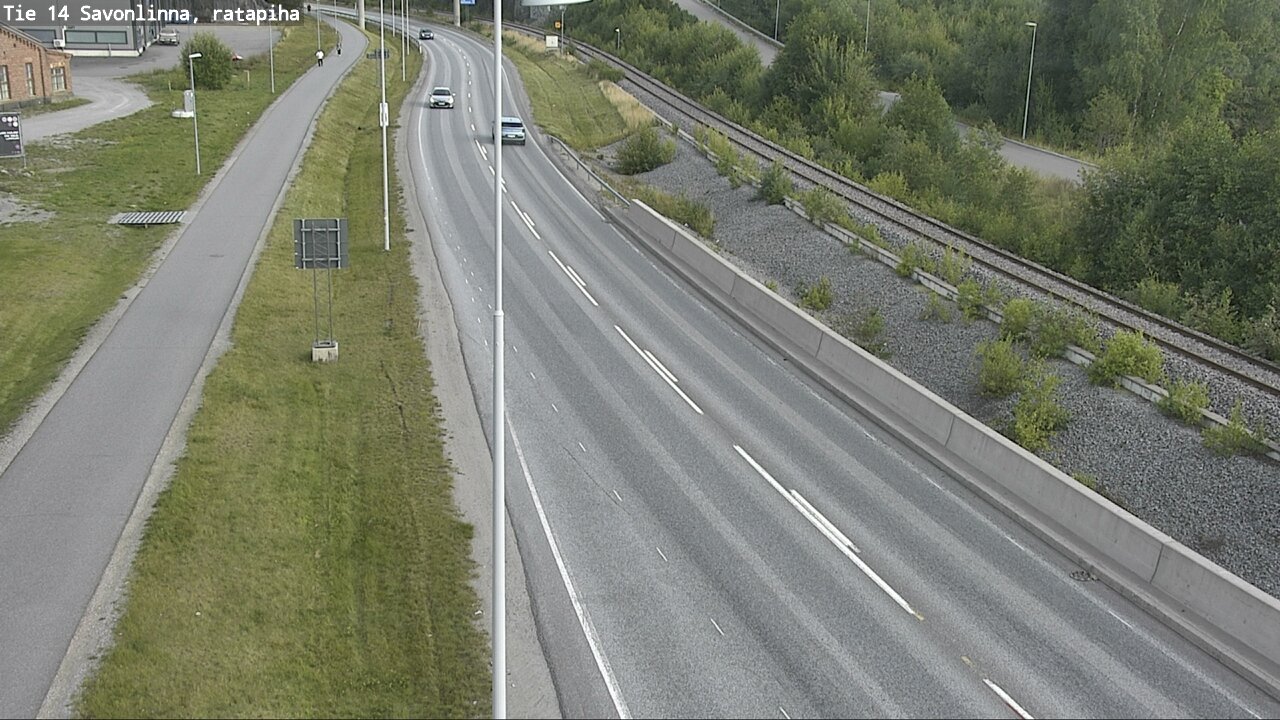 Weather Camera Image Väg 14 Nyslott, Ratapiha, Savonlinna, Etelä-Savo