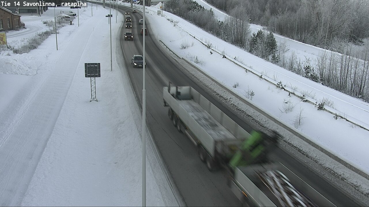 Kelikamerat Kuva Tie 14 Savonlinna, Ratapiha, Savonlinna, Etelä-Savo