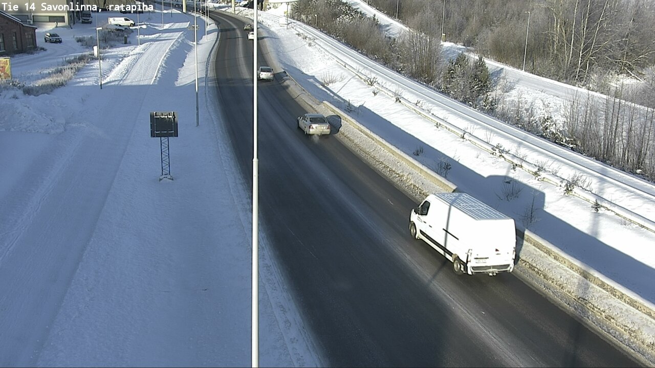 Weather Camera Image Road 14 Savonlinna, Ratapiha, Savonlinna, Etelä-Savo