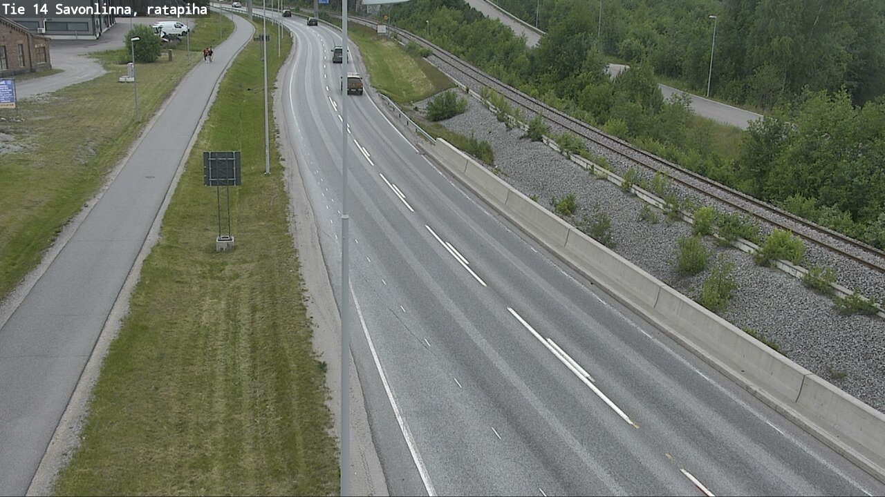 Kelikamerat Kuva Tie 14 Savonlinna, Ratapiha, Savonlinna, Etelä-Savo
