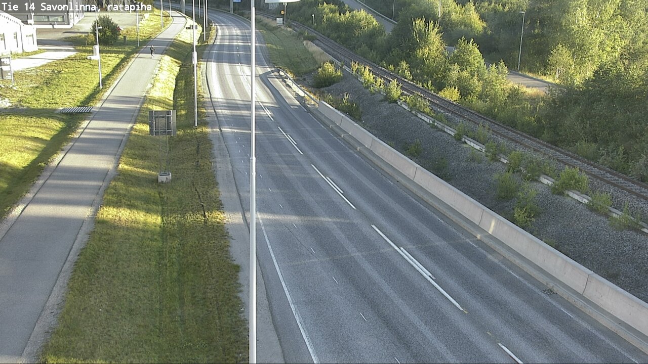 Weather Camera Image Väg 14 Nyslott, Ratapiha, Savonlinna, Etelä-Savo