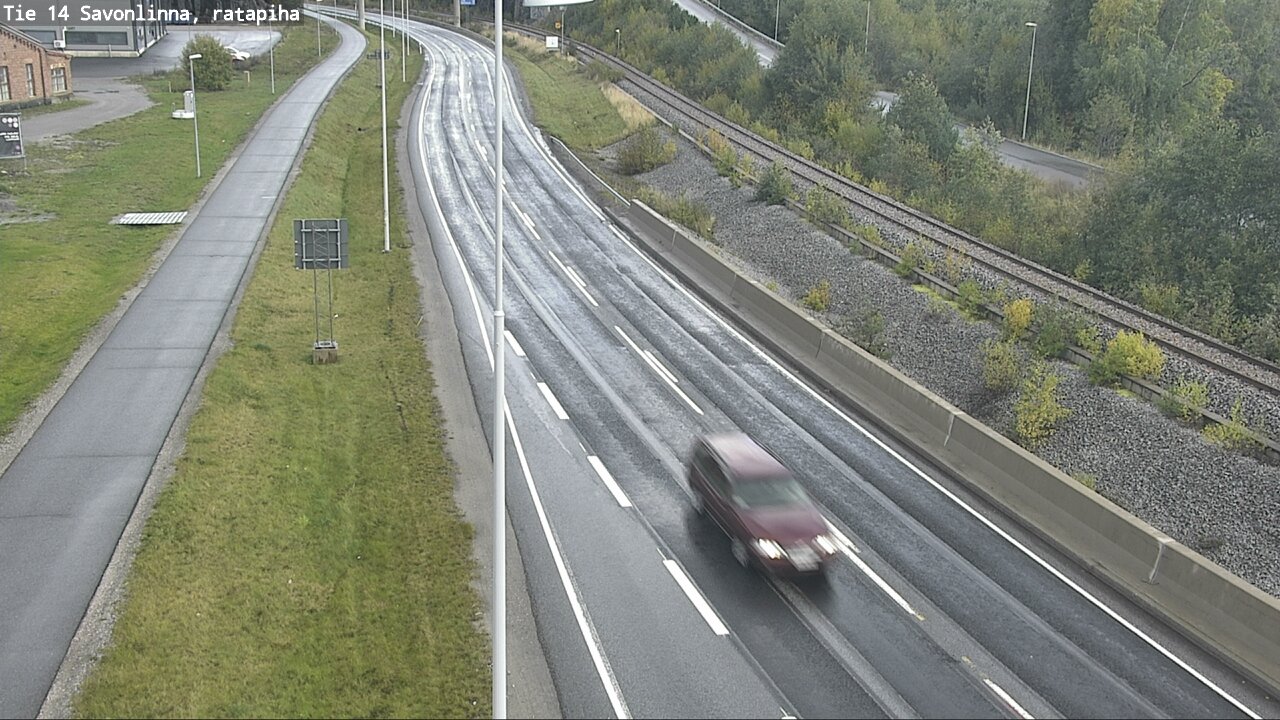 Weather Camera Image Road 14 Savonlinna, Ratapiha, Savonlinna, Etelä-Savo