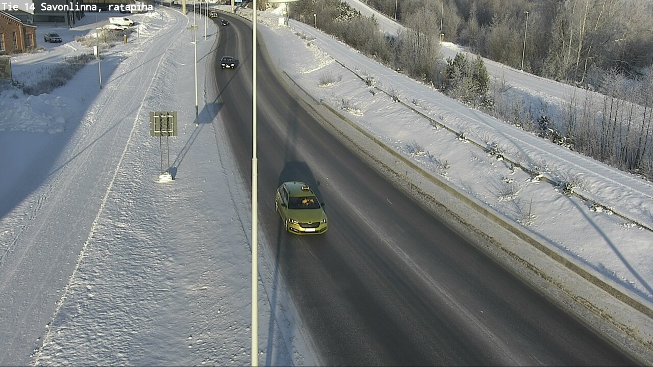 Weather Camera Image Road 14 Savonlinna, Ratapiha, Savonlinna, Etelä-Savo
