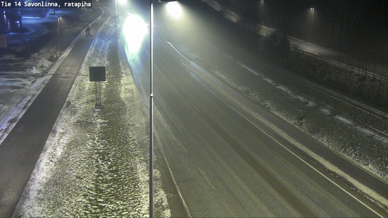 Weather Camera Image Väg 14 Nyslott, Ratapiha, Savonlinna, Etelä-Savo