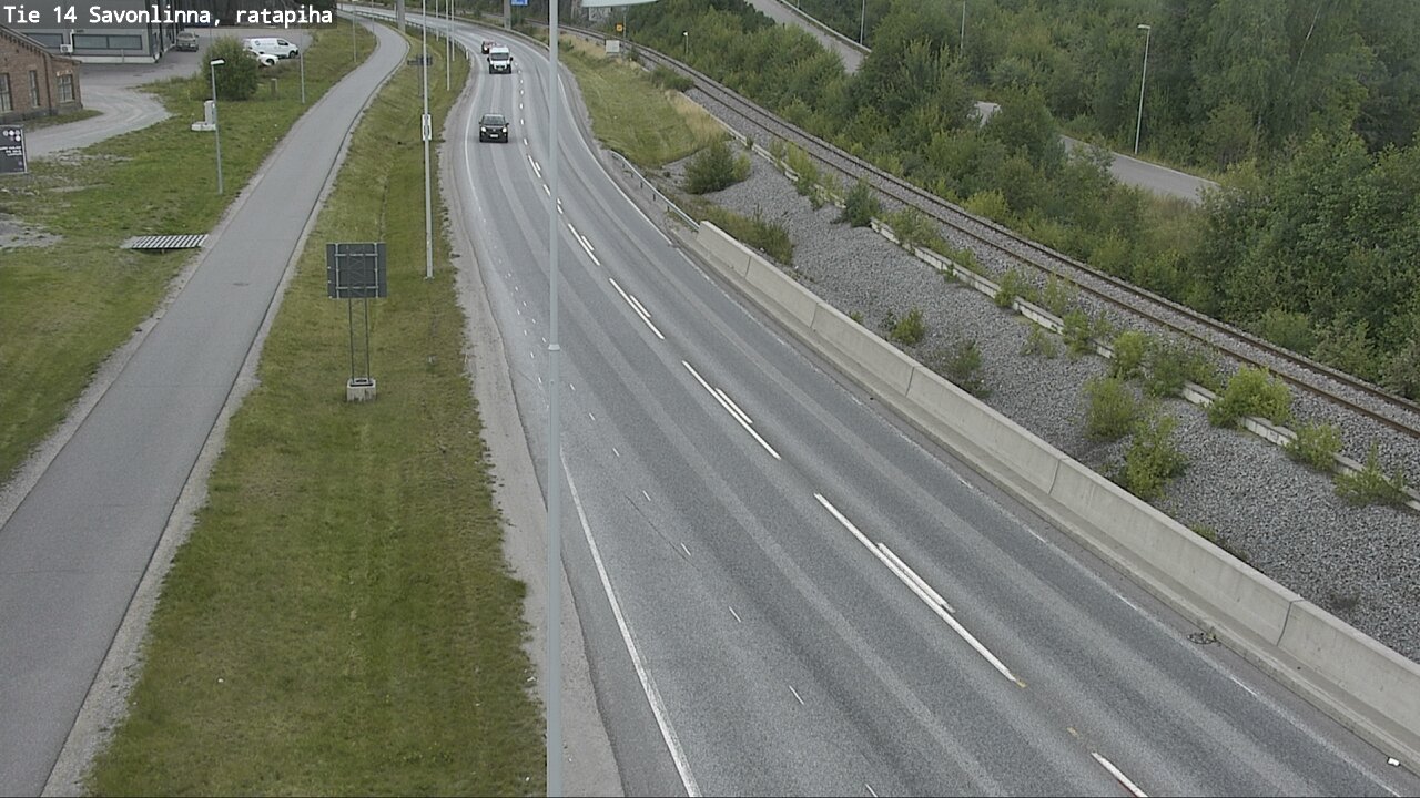 Weather Camera Image Road 14 Savonlinna, Ratapiha, Savonlinna, Etelä-Savo