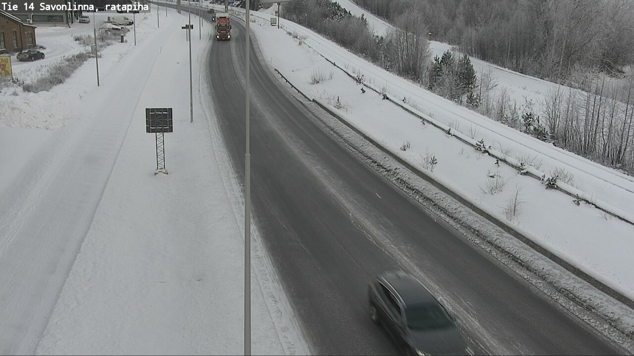Weather Camera Image Road 14 Savonlinna, Ratapiha, Savonlinna, Etelä-Savo