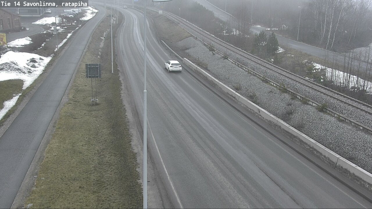 Weather Camera Image Road 14 Savonlinna, Ratapiha, Savonlinna, Etelä-Savo