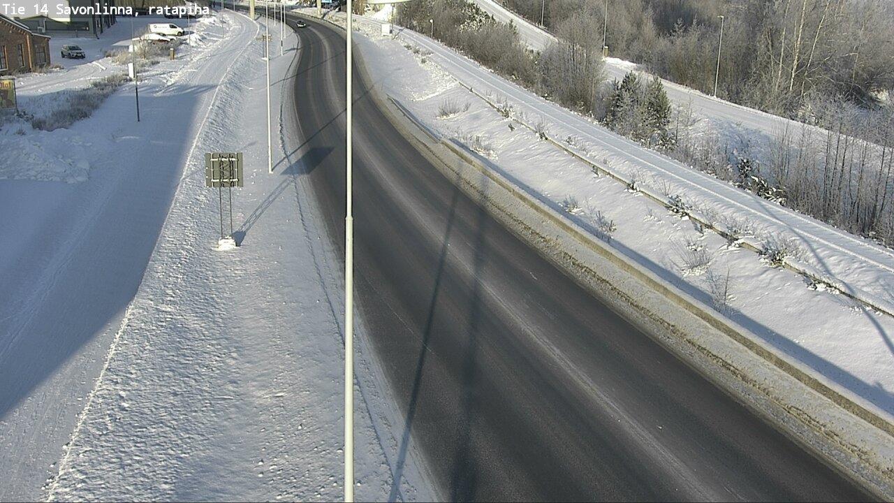 Weather Camera Image Road 14 Savonlinna, Ratapiha, Savonlinna, Etelä-Savo