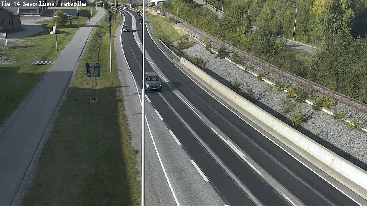 Weather Camera Image Road 14 Savonlinna, Ratapiha, Savonlinna, Etelä-Savo