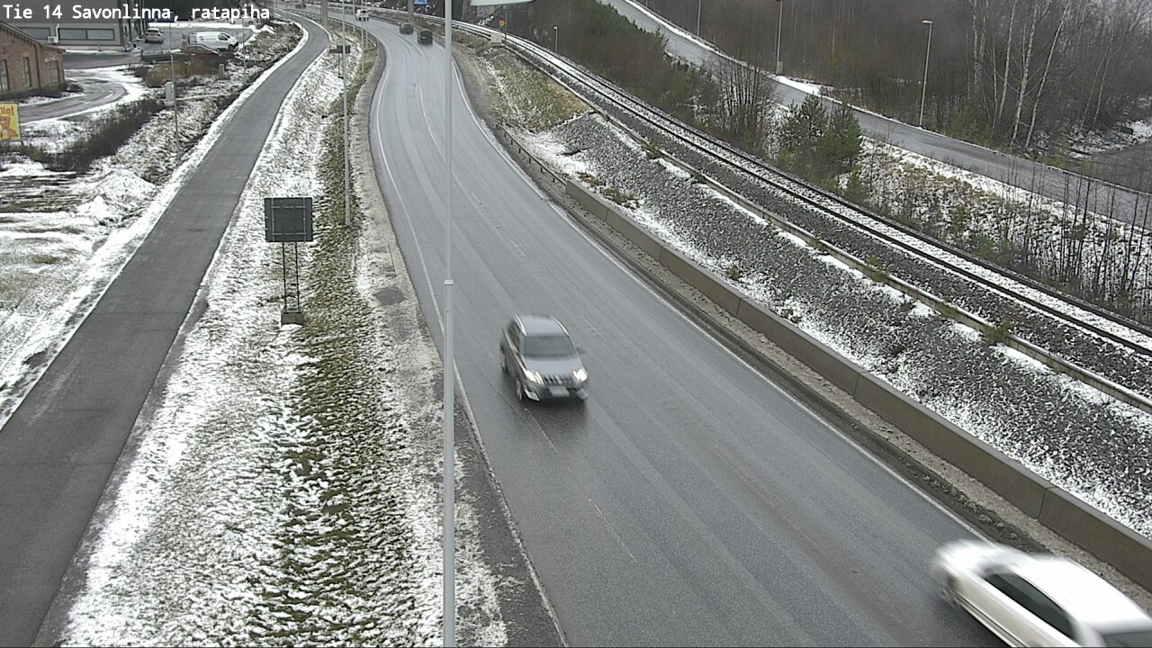 Weather Camera Image Väg 14 Nyslott, Ratapiha, Savonlinna, Etelä-Savo