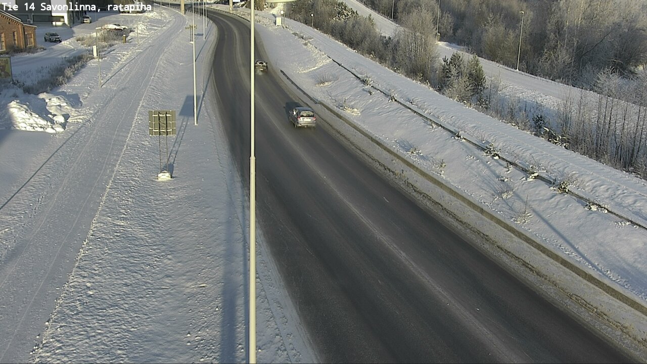 Weather Camera Image Road 14 Savonlinna, Ratapiha, Savonlinna, Etelä-Savo