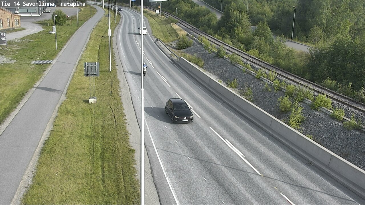 Weather Camera Image Väg 14 Nyslott, Ratapiha, Savonlinna, Etelä-Savo
