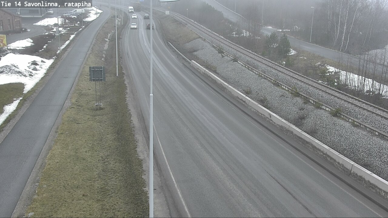 Weather Camera Image Road 14 Savonlinna, Ratapiha, Savonlinna, Etelä-Savo