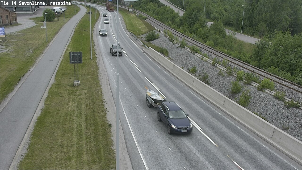 Kelikamerat Kuva Tie 14 Savonlinna, Ratapiha, Savonlinna, Etelä-Savo