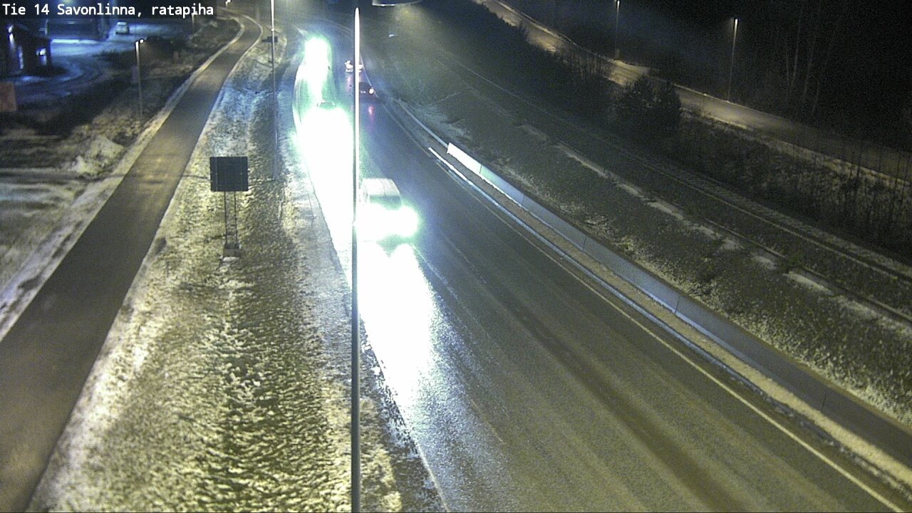 Weather Camera Image Väg 14 Nyslott, Ratapiha, Savonlinna, Etelä-Savo