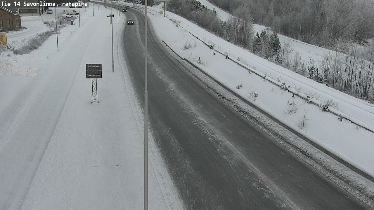 Weather Camera Image Road 14 Savonlinna, Ratapiha, Savonlinna, Etelä-Savo