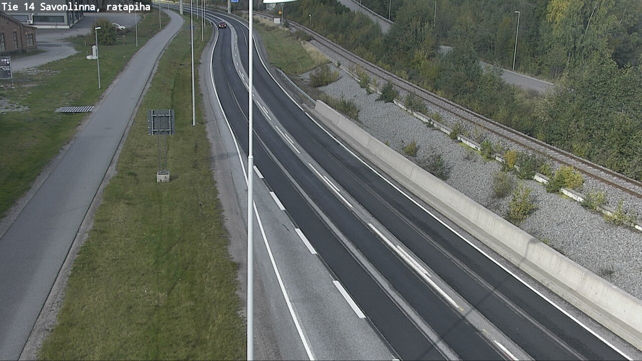 Weather Camera Image Road 14 Savonlinna, Ratapiha, Savonlinna, Etelä-Savo