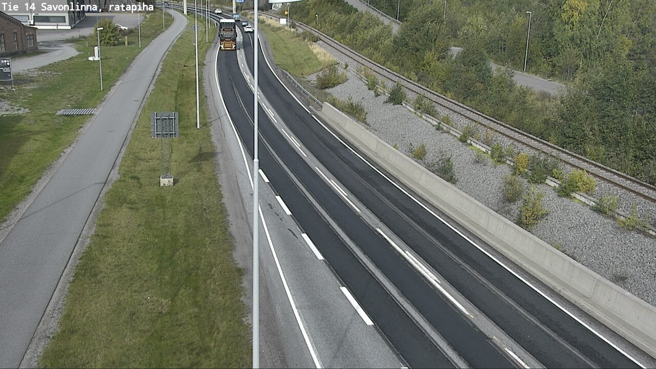 Weather Camera Image Road 14 Savonlinna, Ratapiha, Savonlinna, Etelä-Savo