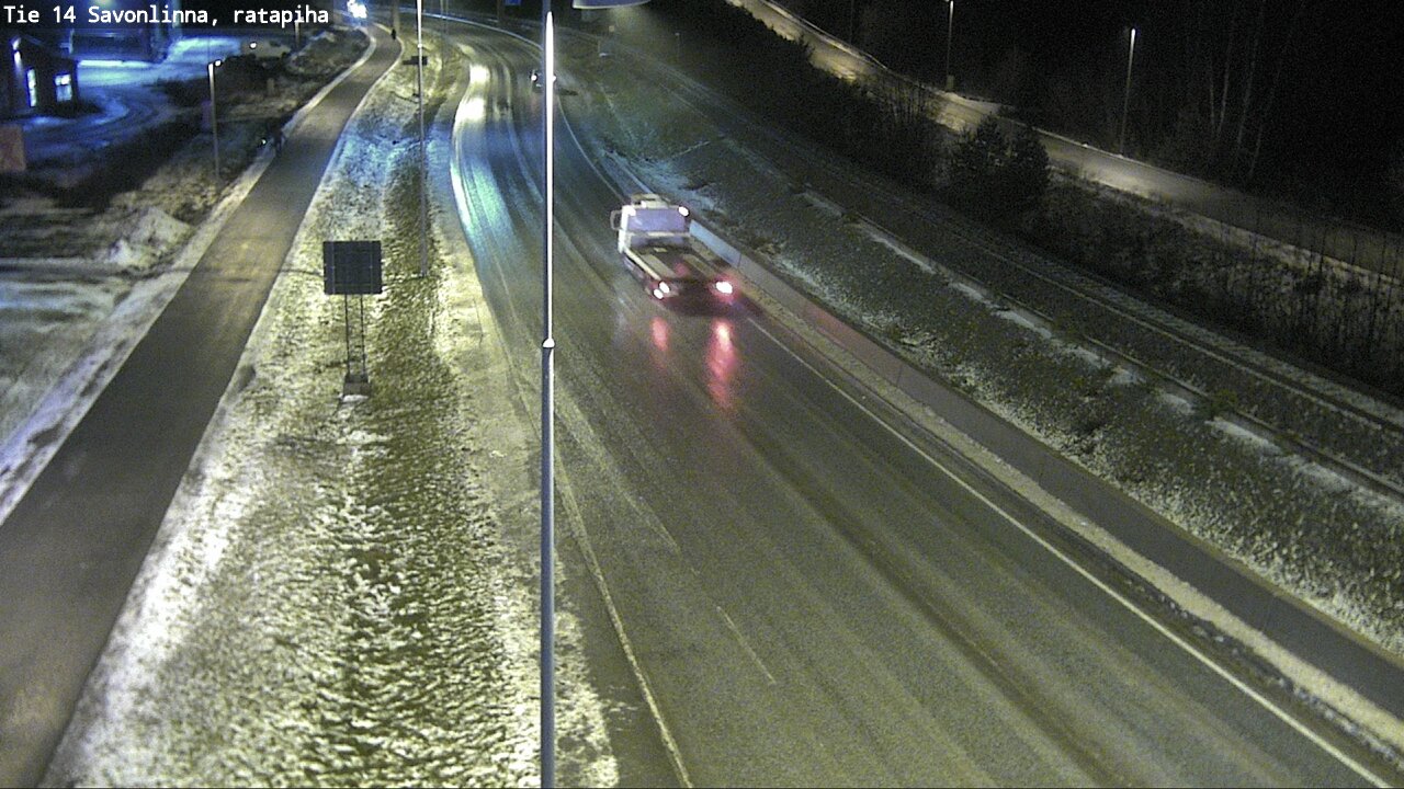 Weather Camera Image Väg 14 Nyslott, Ratapiha, Savonlinna, Etelä-Savo
