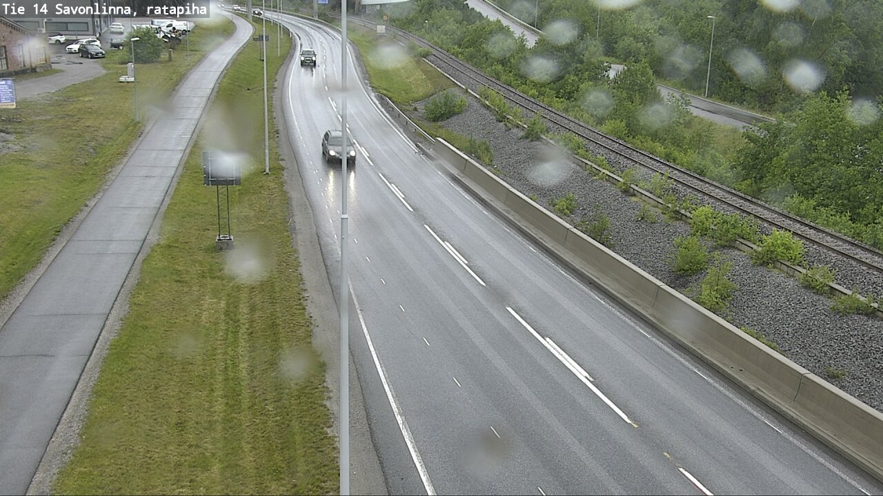 Weather Camera Image Road 14 Savonlinna, Ratapiha, Savonlinna, Etelä-Savo