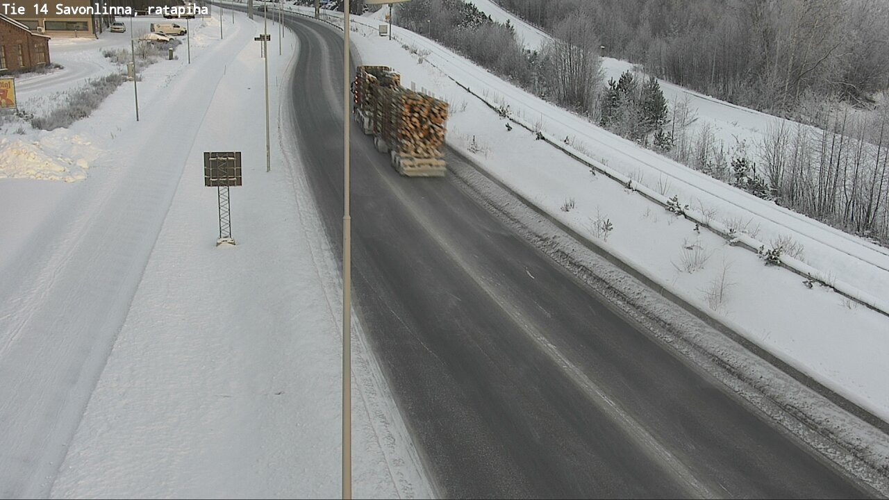 Kelikamerat Kuva Tie 14 Savonlinna, Ratapiha, Savonlinna, Etelä-Savo