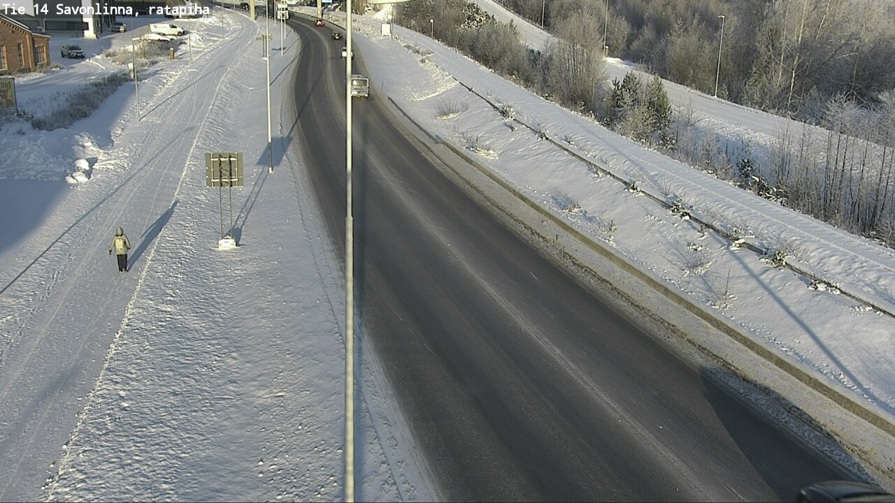 Weather Camera Image Road 14 Savonlinna, Ratapiha, Savonlinna, Etelä-Savo