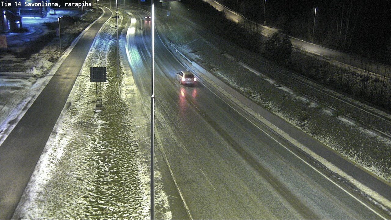Weather Camera Image Väg 14 Nyslott, Ratapiha, Savonlinna, Etelä-Savo
