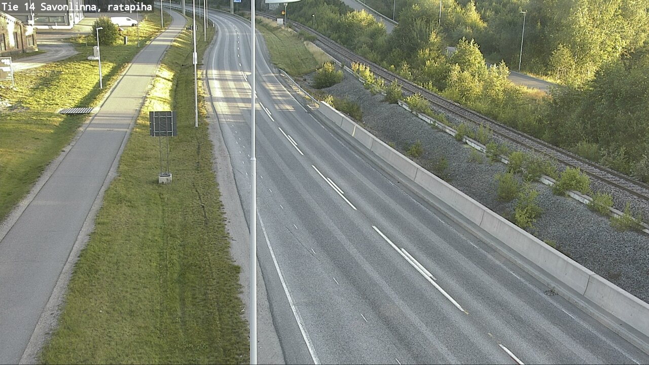 Weather Camera Image Road 14 Savonlinna, Ratapiha, Savonlinna, Etelä-Savo