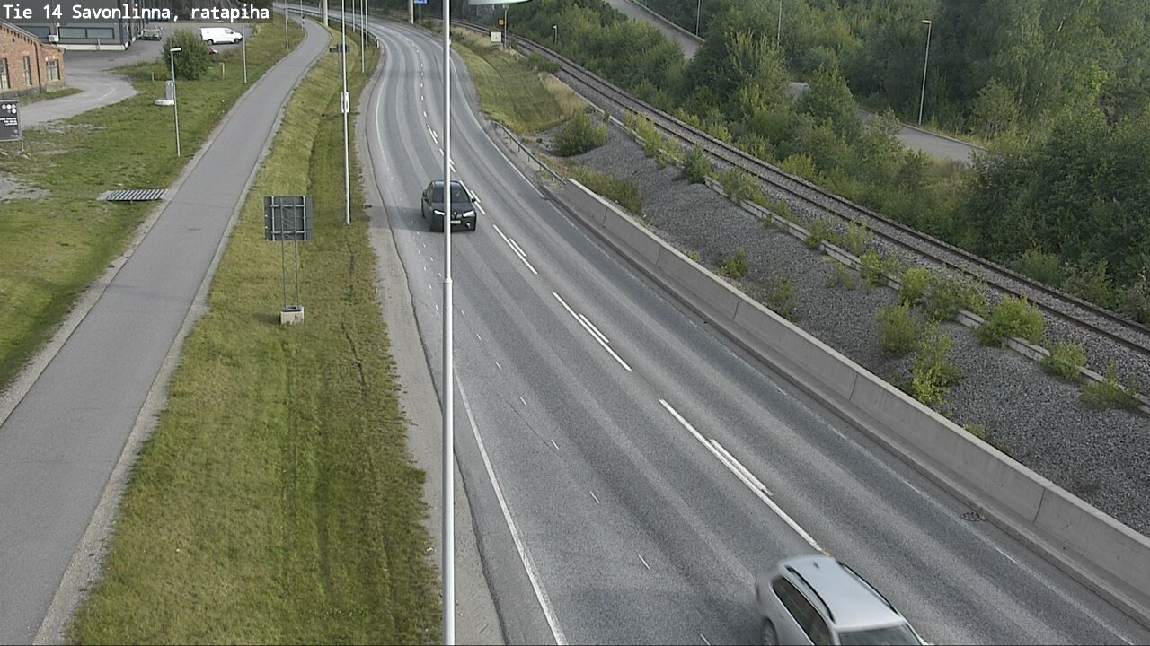 Weather Camera Image Väg 14 Nyslott, Ratapiha, Savonlinna, Etelä-Savo