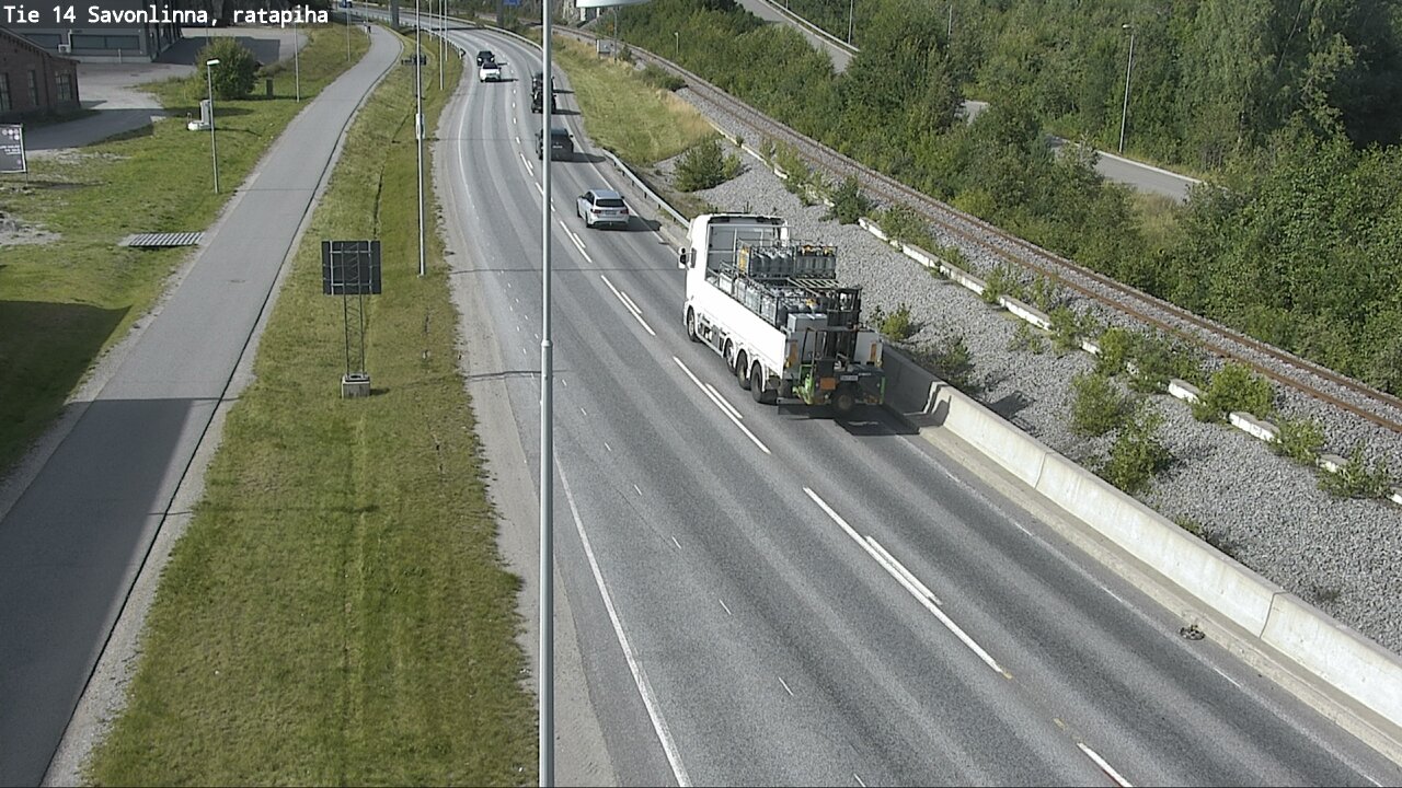 Kelikamerat Kuva Tie 14 Savonlinna, Ratapiha, Savonlinna, Etelä-Savo