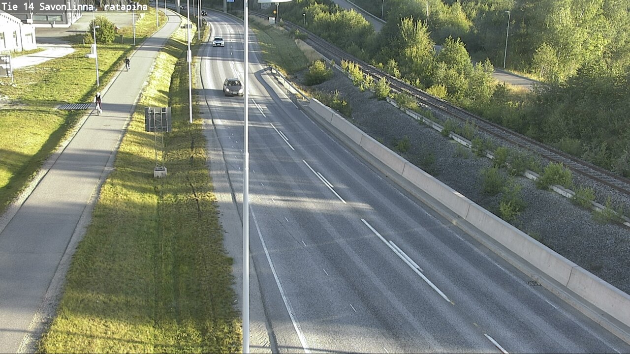 Weather Camera Image Väg 14 Nyslott, Ratapiha, Savonlinna, Etelä-Savo