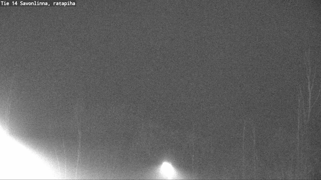 Weather Camera Image Väg 14 Nyslott, Ratapiha, Savonlinna, Etelä-Savo