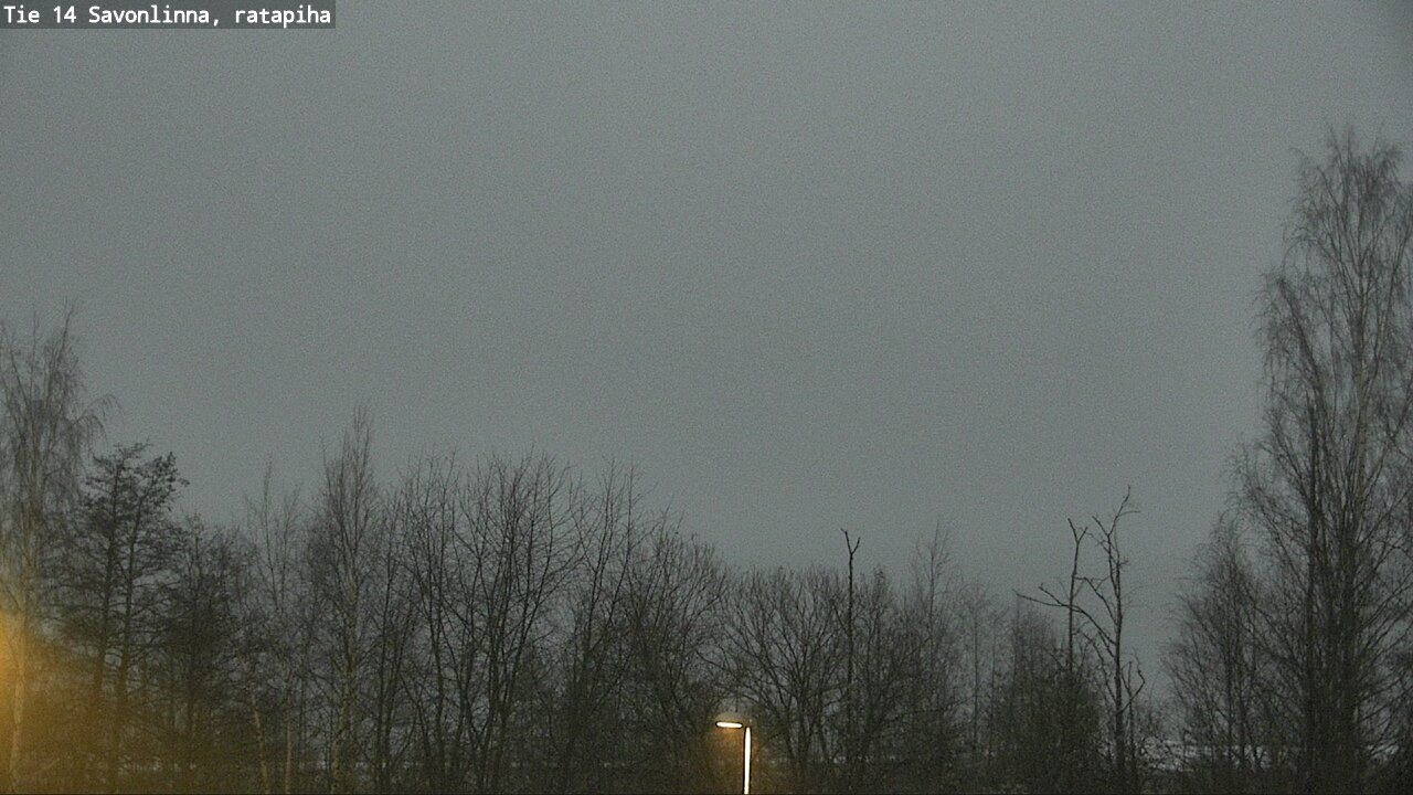 Weather Camera Image Road 14 Savonlinna, Ratapiha, Savonlinna, Etelä-Savo
