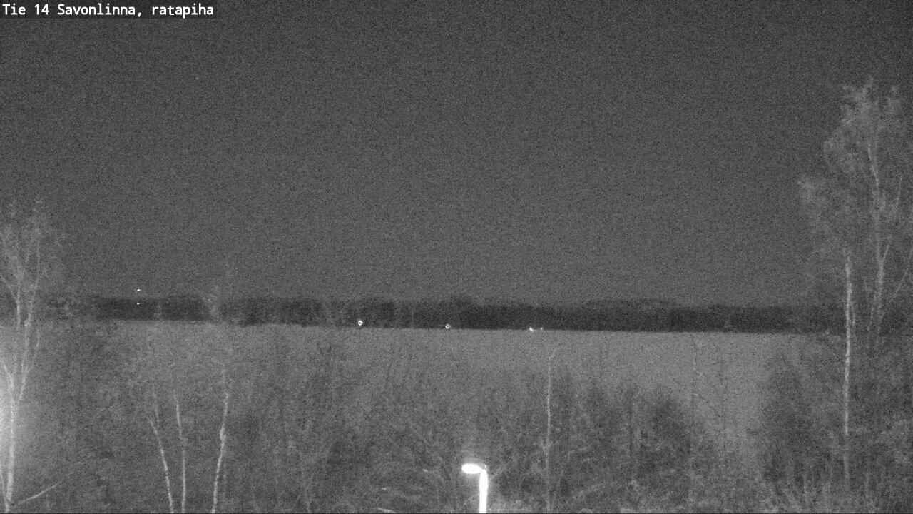 Weather Camera Image Väg 14 Nyslott, Ratapiha, Savonlinna, Etelä-Savo