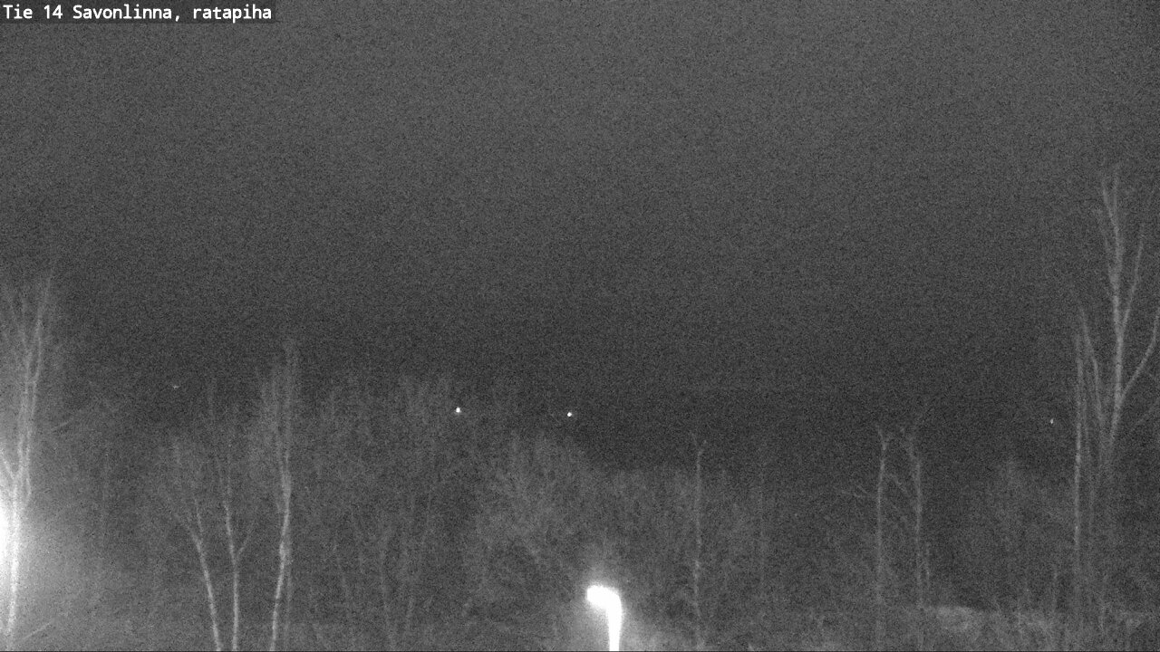 Weather Camera Image Väg 14 Nyslott, Ratapiha, Savonlinna, Etelä-Savo