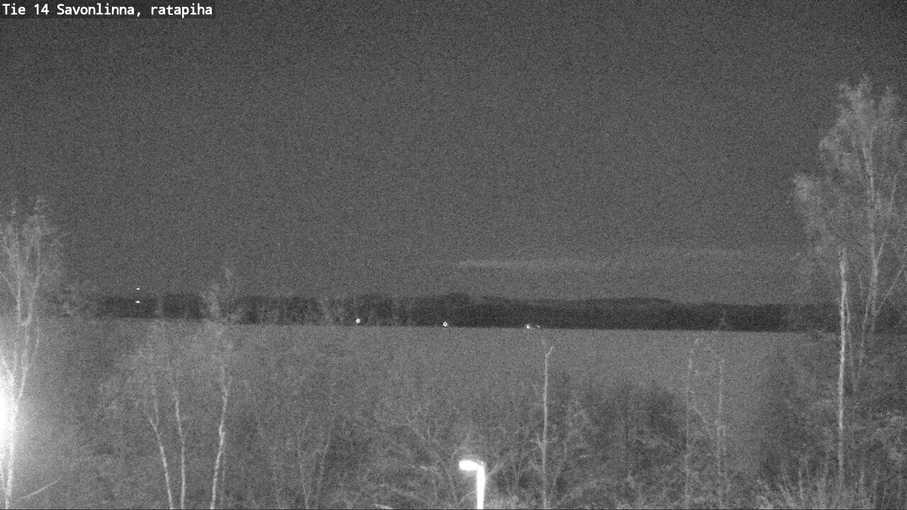 Weather Camera Image Väg 14 Nyslott, Ratapiha, Savonlinna, Etelä-Savo