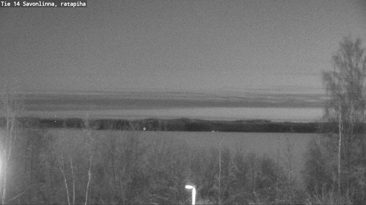 Weather Camera Image Väg 14 Nyslott, Ratapiha, Savonlinna, Etelä-Savo