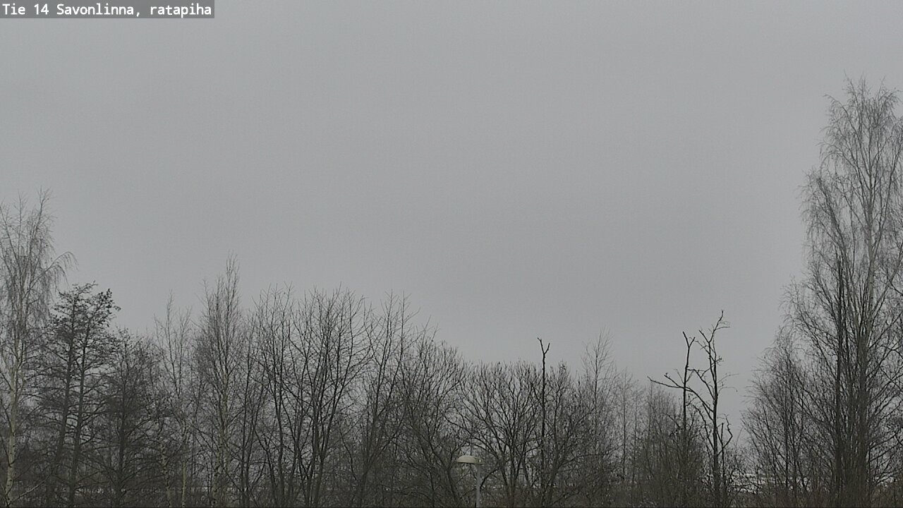 Weather Camera Image Väg 14 Nyslott, Ratapiha, Savonlinna, Etelä-Savo