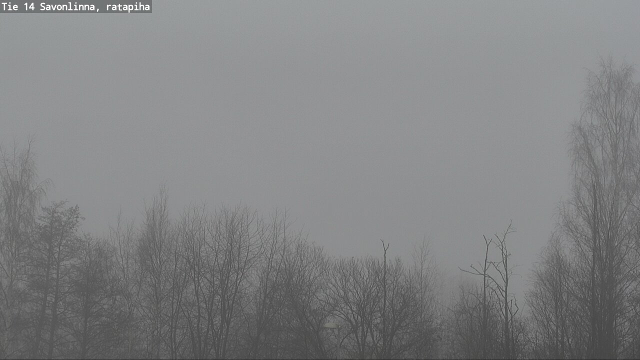 Weather Camera Image Väg 14 Nyslott, Ratapiha, Savonlinna, Etelä-Savo